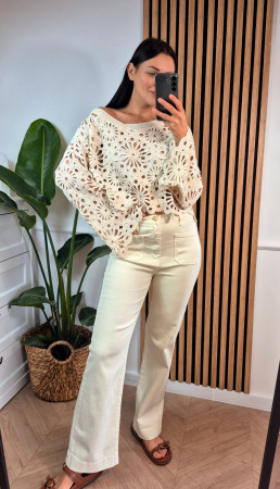 Bluzka szydełkowa boho