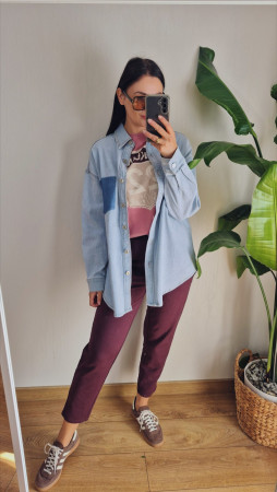 Koszula jeans oversize