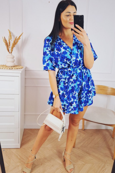 Kombinezon kwiaty blue 5