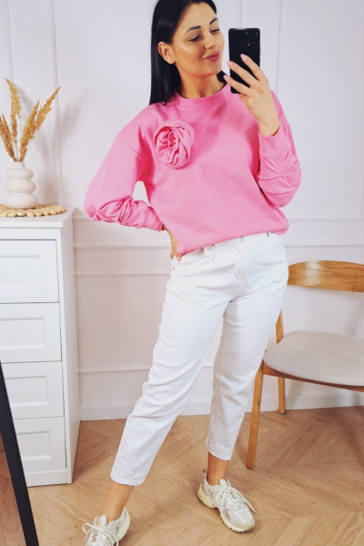 Pre order Bluza z odpinaną różą róż 4