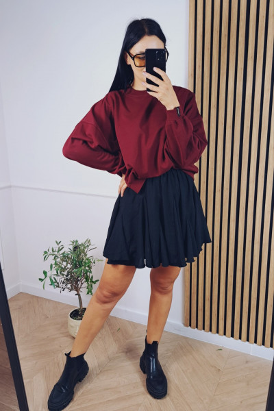 Bluza bordo