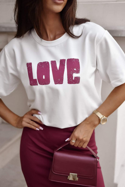 T-shirt love biel xana