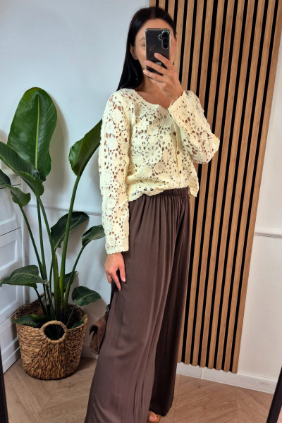 Sweterek szydełkowy boho 2