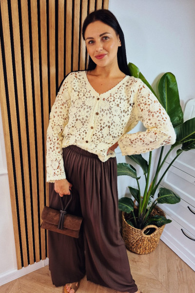 Sweterek szydełkowy boho 3