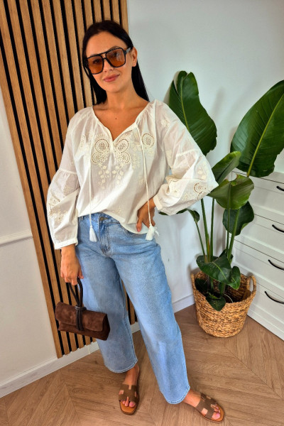 Bluzka boho gipiura 3