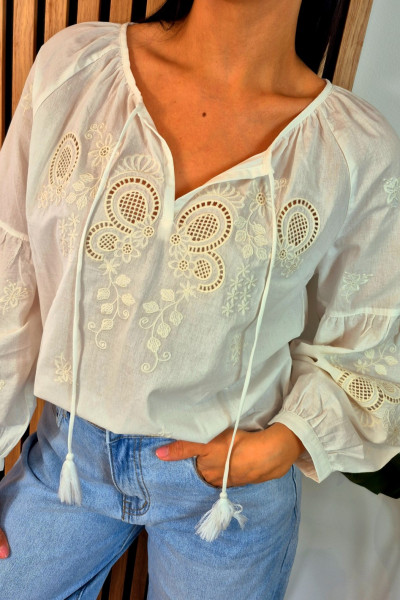 Bluzka boho gipiura 4