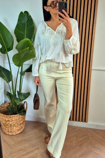 Bluzka boho gipiura 7