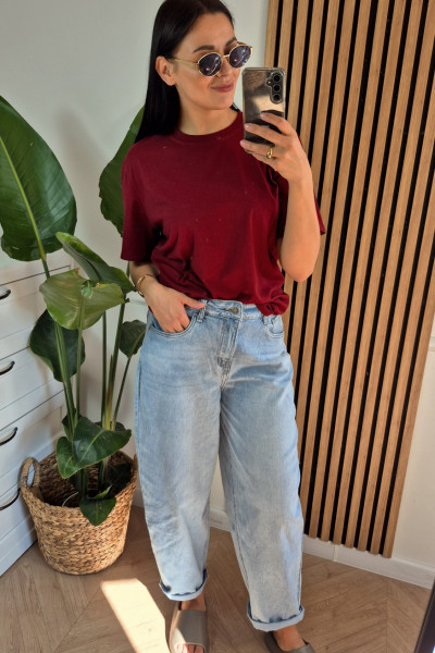 T-shirt bordo
