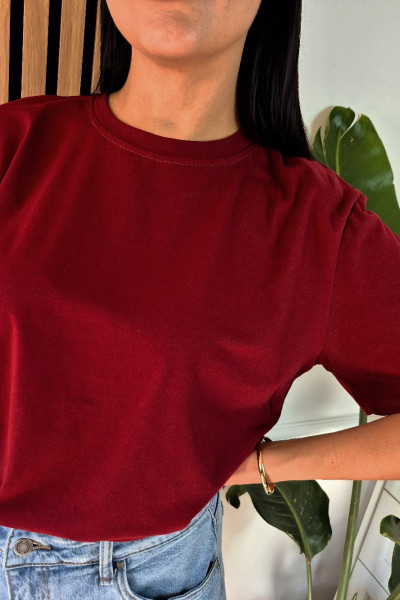 T-shirt bordo 2