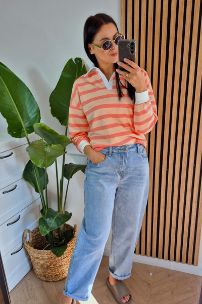 Bluza polo orange 3