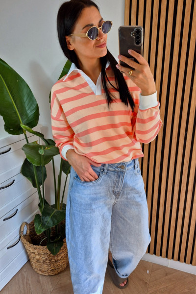 Bluza polo orange 4