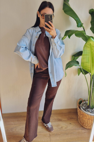 Koszula jeans oversize 1