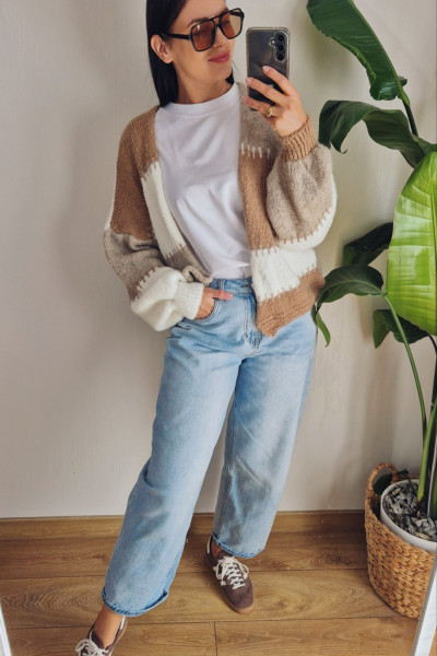 Kardigan beige 1
