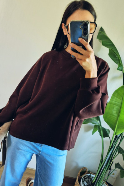 Bluza czekolada basic