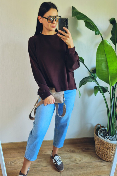 Bluza czekolada basic 2