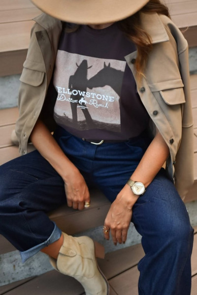 T-shirt texas brown xana 3
