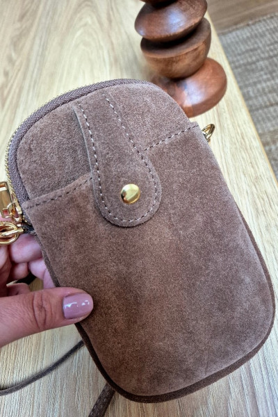 Torebeczka/etui skóra brown