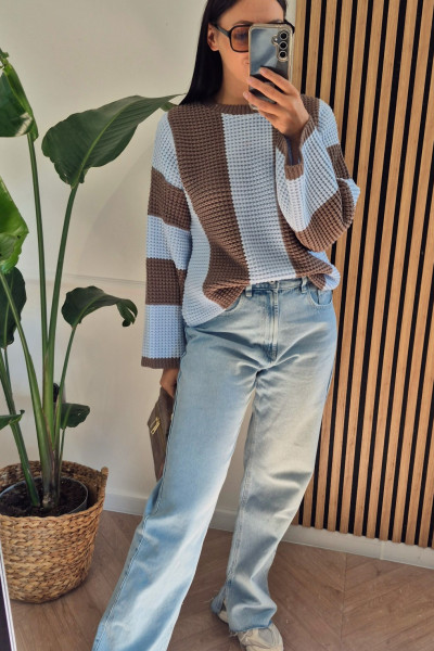 Sweter duo błękit 1