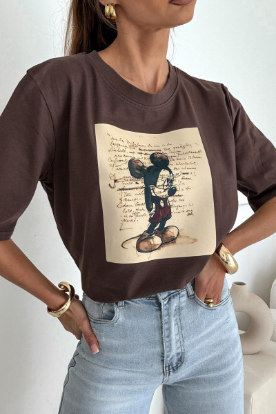 T-shirt miki czekolada 4