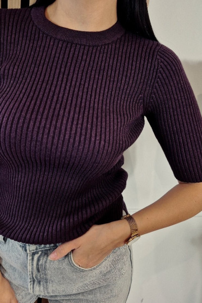 Sweter Milano burgund 3