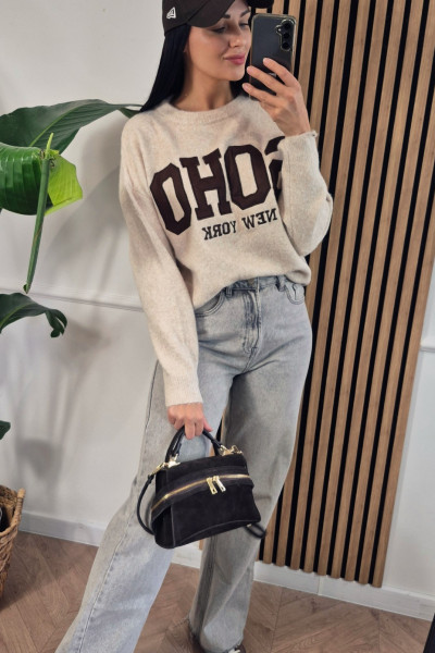 Sweter beż soho 1